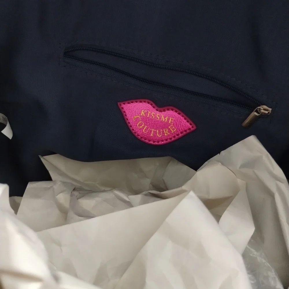 Kiss Me Couture Navy Studded 15